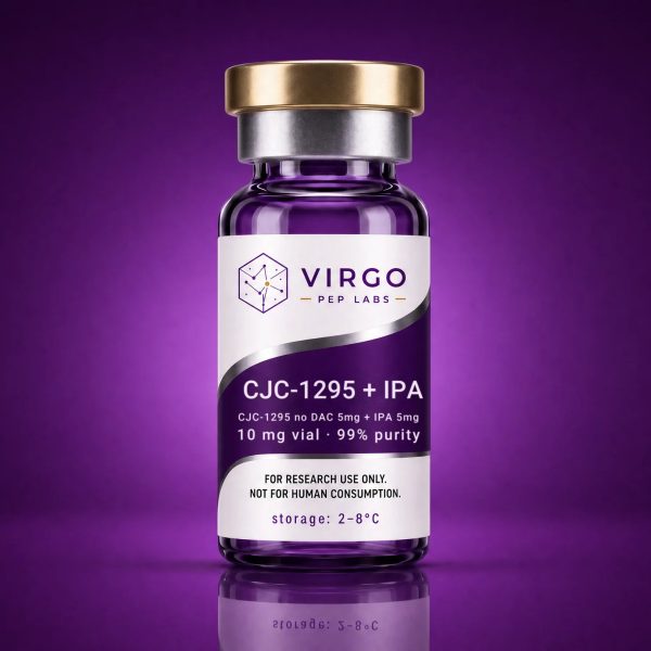 CJC-1295 no DAC 5 mg + Ipamorelin 5 mg Blend 10 mg